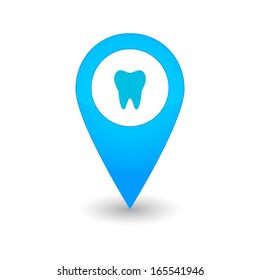 Map pointer with icon