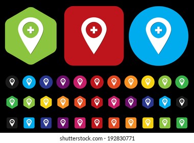 Map pointer icon