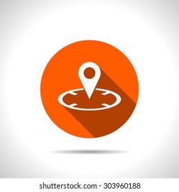 Map pointer icon