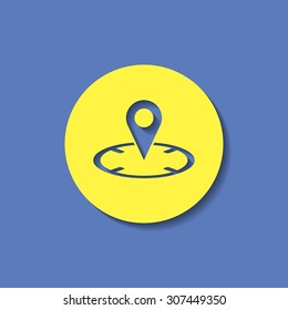 Map pointer icon