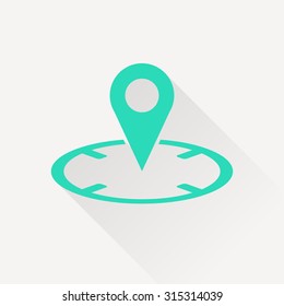 Map pointer icon