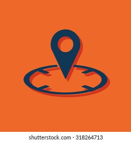Map pointer icon