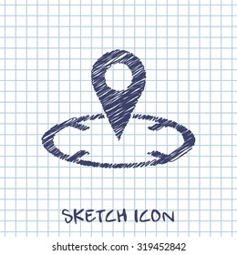 Map pointer icon
