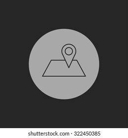 Map pointer icon