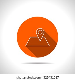 Map pointer icon
