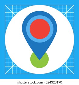 Map pointer icon