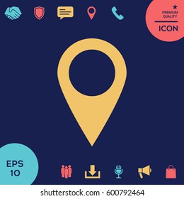 Map pointer icon