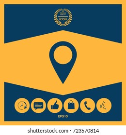 Map pointer icon