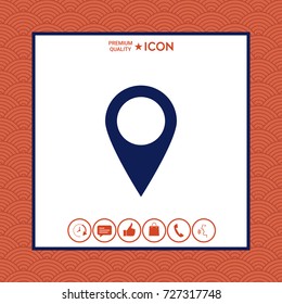 Map pointer icon