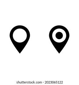Map pointer icon for apps and web sites