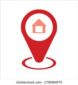 Map pointer, map icon , compass location