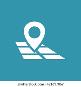 Map Pointer Icon. Eps-10.