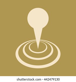 Map Pointer Icon. Eps-10.