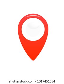 Map pointer icon. GPS location symbol.Vector illustration