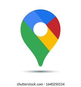 Map pointer icon. GPS location symbol.Vector illustration.