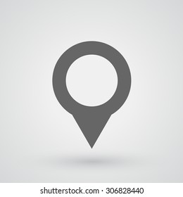 Map pointer icon - location button