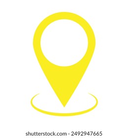 Map pointer icon. Location, pin, GPS vector design illustration. eps 10