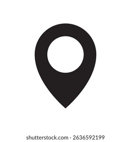 Map pointer icon. Location, pin, gps icon illustration.