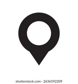 Map pointer icon. Location, pin, gps icon illustration.