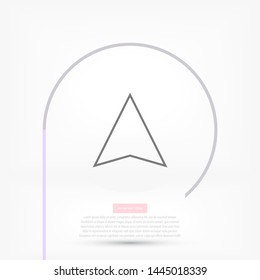 Map pointer icon . Lorem Ipsum Illustration design
