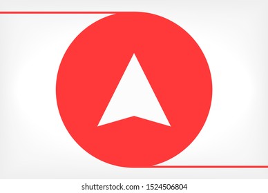 Map pointer icon . Lorem Ipsum Illustration design