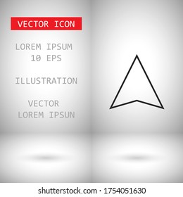 Map pointer icon . Lorem Ipsum Illustration design
