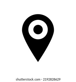 Map pointer icon. Map marker. Vector isolated on white background.