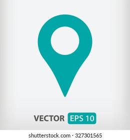 map pointer icon. One of set web icons