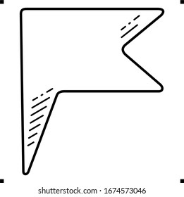  Map pointer icon in outlines