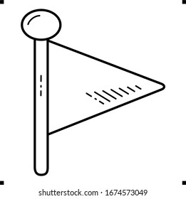  Map pointer icon in outlines