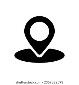 Map pointer Icon. Pin location Vector Logo Template Design Element