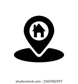 Map pointer Icon. Pin location Vector Logo Template Design Element
