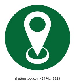 Map pointer icon set, GPS, pin location icon, vector illustration ,design eps 10