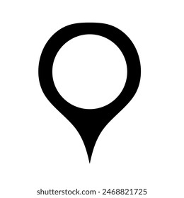 map pointer icon with simple design.map pin sign