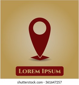 Map Pointer icon or symbol