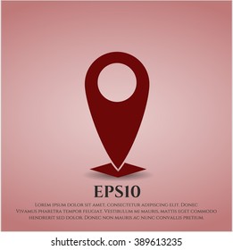 Map Pointer icon or symbol