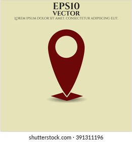 Map Pointer icon or symbol