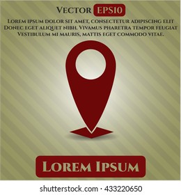Map Pointer icon or symbol