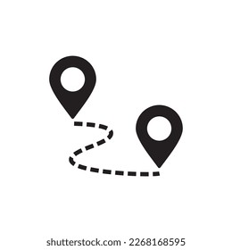 map pointer icon , travel icon