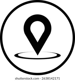 map pointer icon vector design
