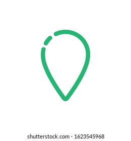 map pointer icon, vector illustration