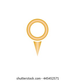 Map pointer icon vector illustration EPS 10