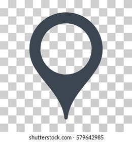 Blue Map Pin Icon Transparent Background Stock Illustrations