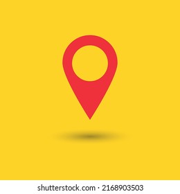 	
map pointer icon.Location icon simple vector design.