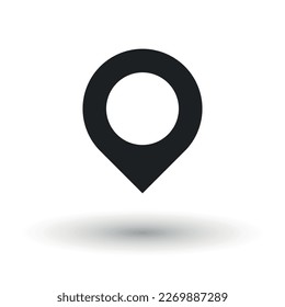 map pointer icon.Location icon simple vector design.