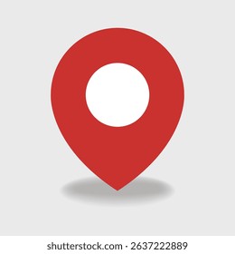 Map pointer icon.Location icon simple vector design.Vector illustration