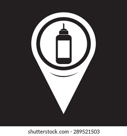 Map Pointer Ketchup Icon