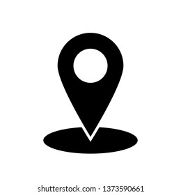 map pointer. location pin. Vector icon isolated