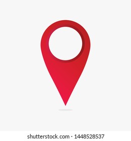 map pointer location vector icon