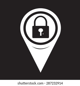 Map Pointer Lock Icon